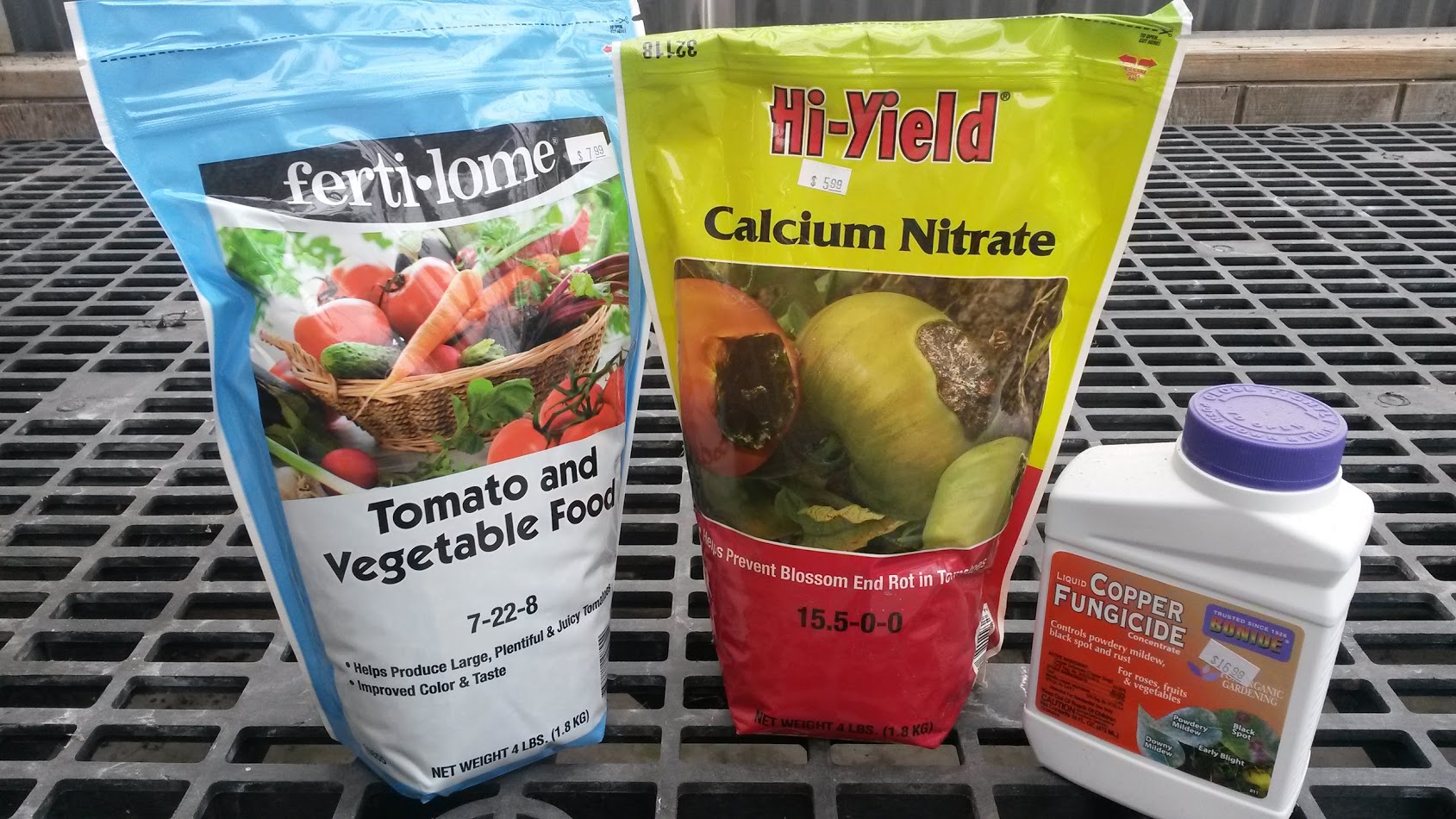 stoplight market fertilome tomato and vegetable food calcium nitrate copper fungicide