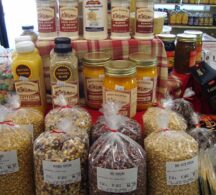 popcorn display at Stoplight Market